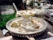 la fontana interna di San Leonardo portata in laboratorio per il restauro
